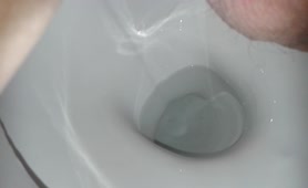 Thick poop in toilet