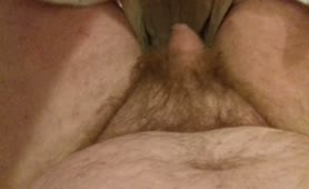 Messy shit on his cock